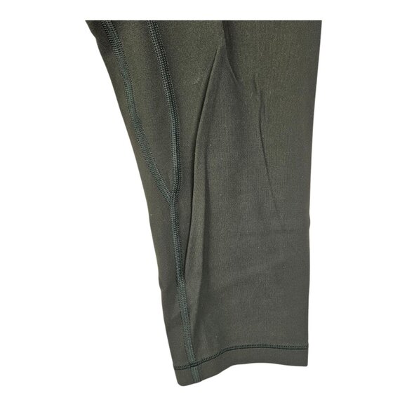 Lululemon Olive Green Align Cropped Leggings Size 6 - Picture 6 of 8
